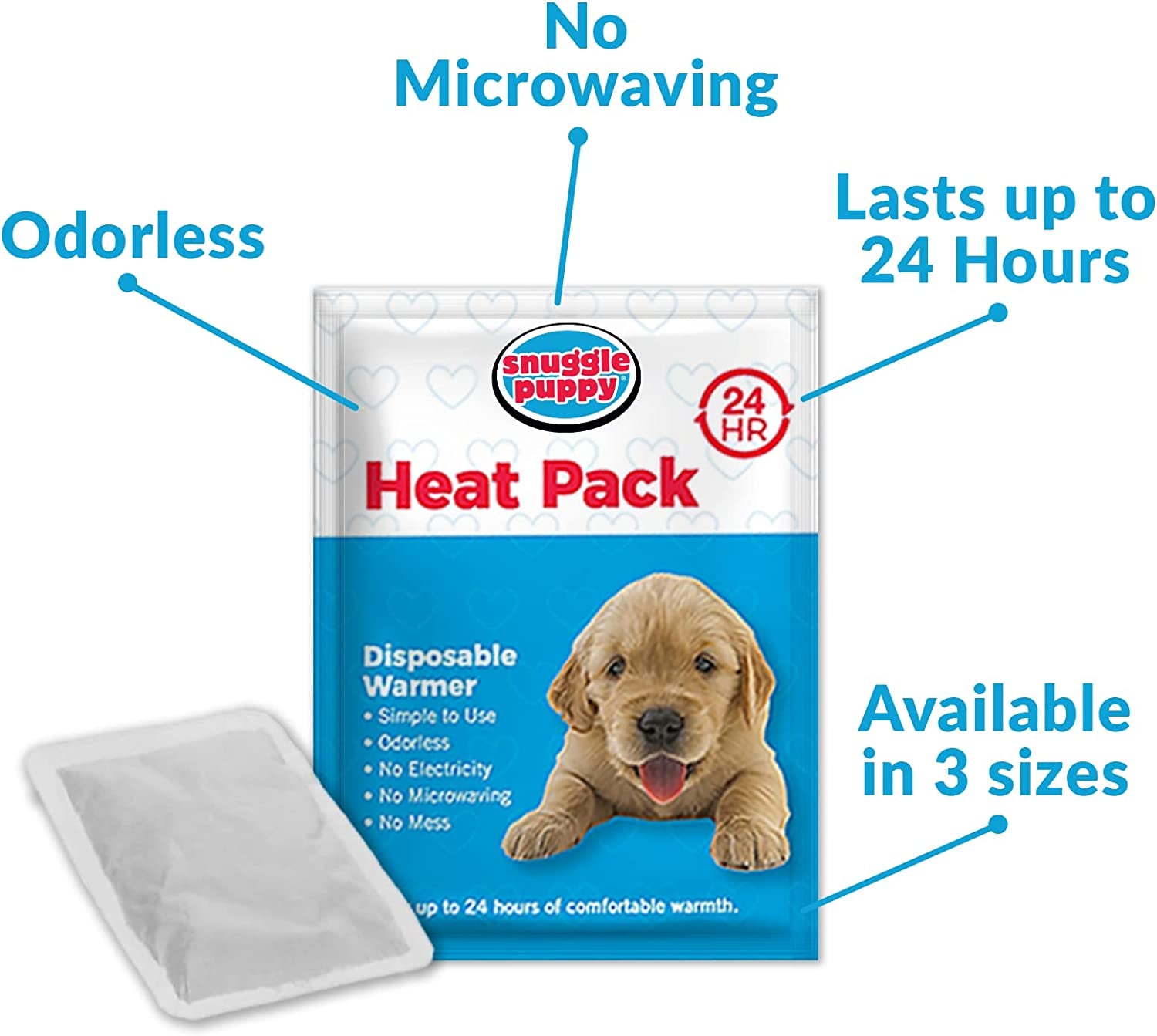 Snuggle Puppy Heartbeat for Pet Anxiety Relief and Calming Aid