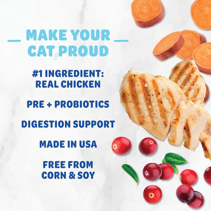 Digestive Support  Cran You Say Chicken Crunchy Cat Treats