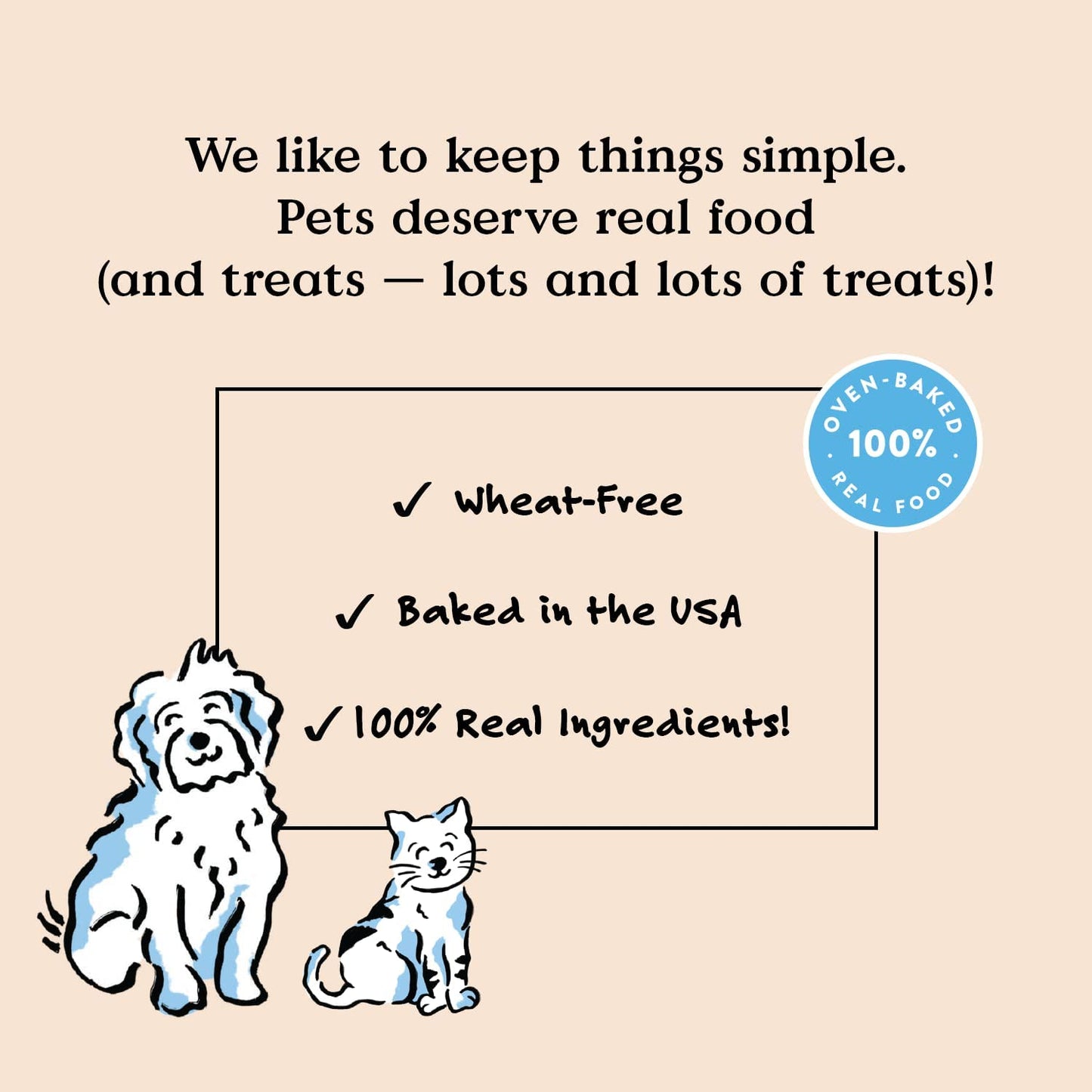 Pizza Our Heart Treats for Dogs All-Natural, Wheat-Free & Irresistibly Tasty!