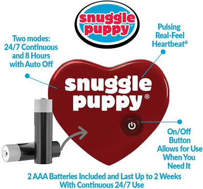 Snuggle Puppy Heartbeat for Pet Anxiety Relief and Calming Aid