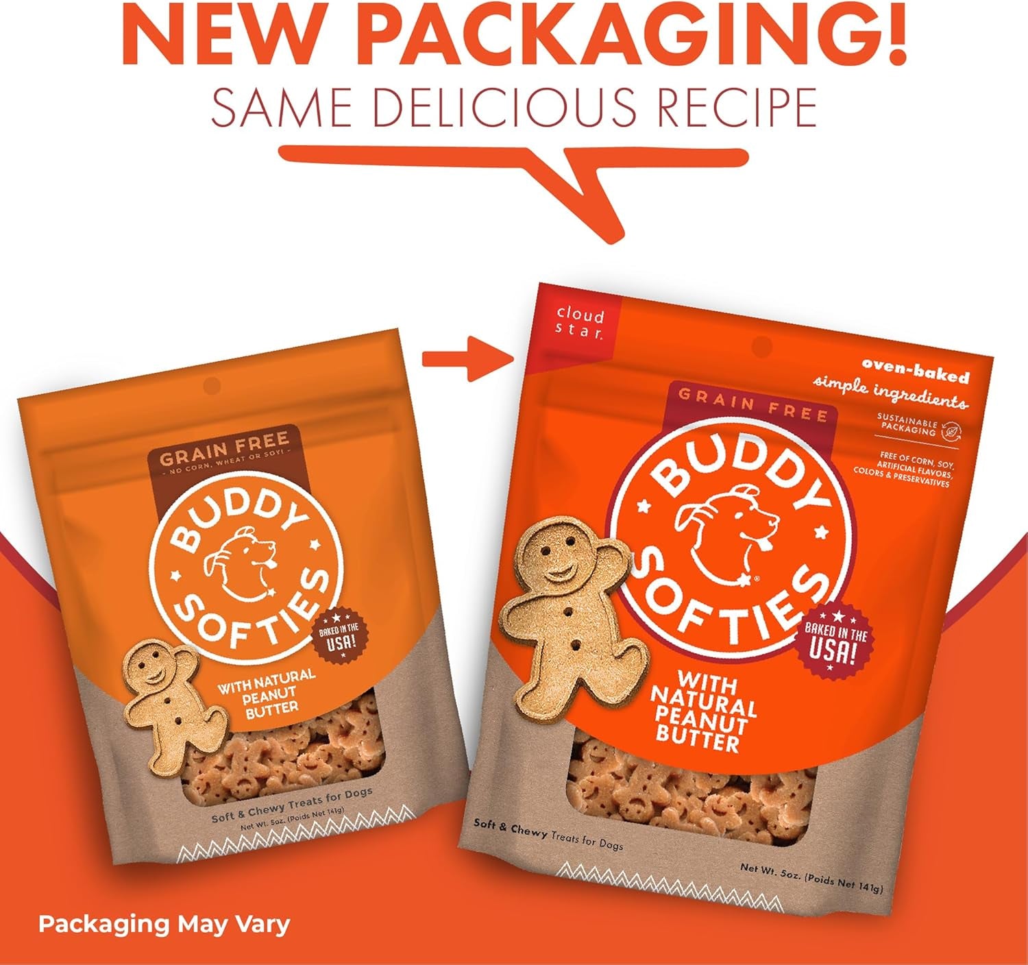 Buddy Softies – Bite-Sized, Soft & Chewy Grain-Free Dog Treats