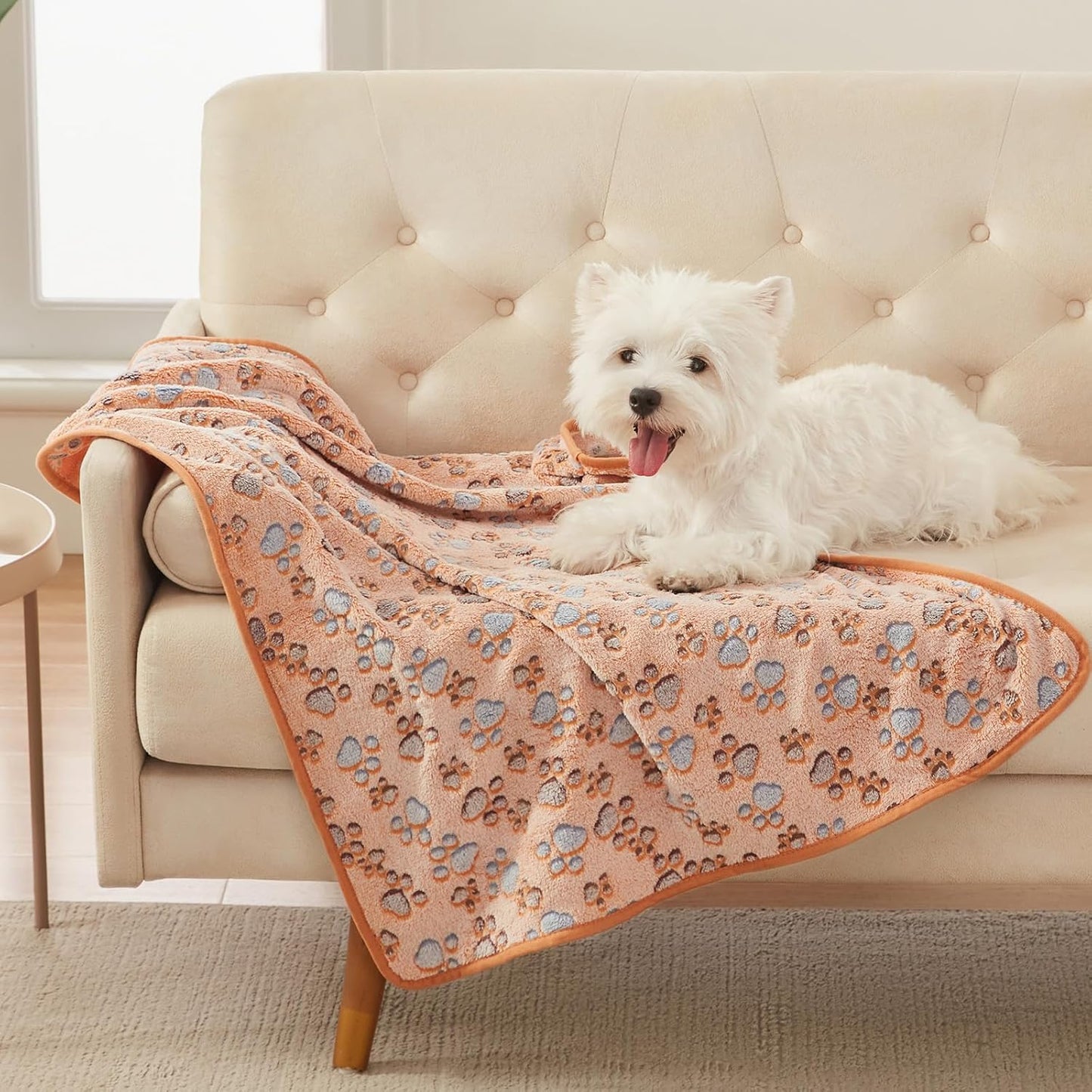 3pk Ultra-Soft Fleece Pet Blanket Set – Snuggly, Stylish & Travel-Ready! 