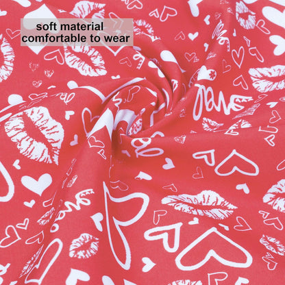 Valentine's Day Dog Bandana Reversible Triangle Dog Medium/ Large Dogs 