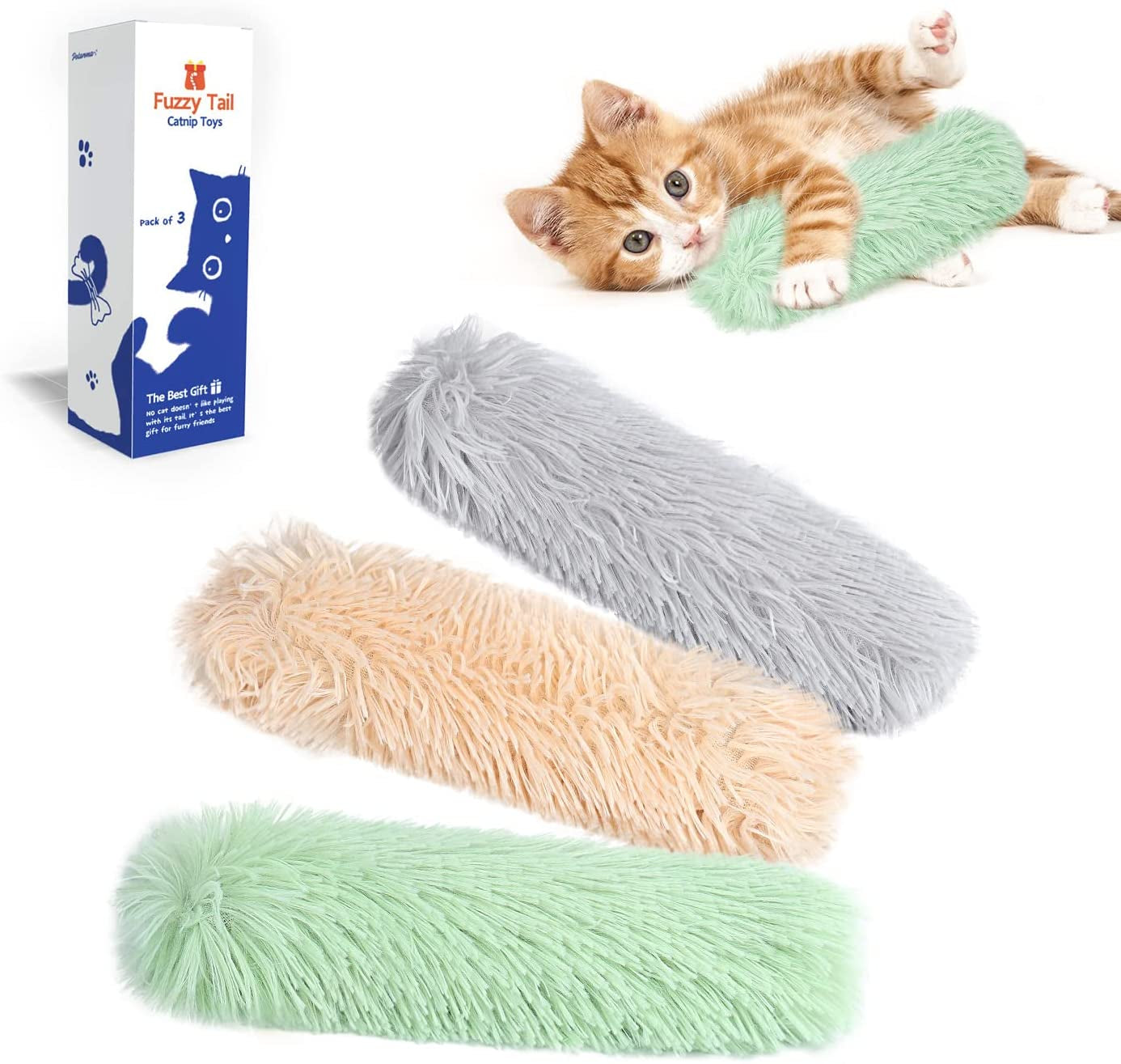 Soft Plush Catnip Kicker Toys – Interactive & Engaging Playtime (3 pack)